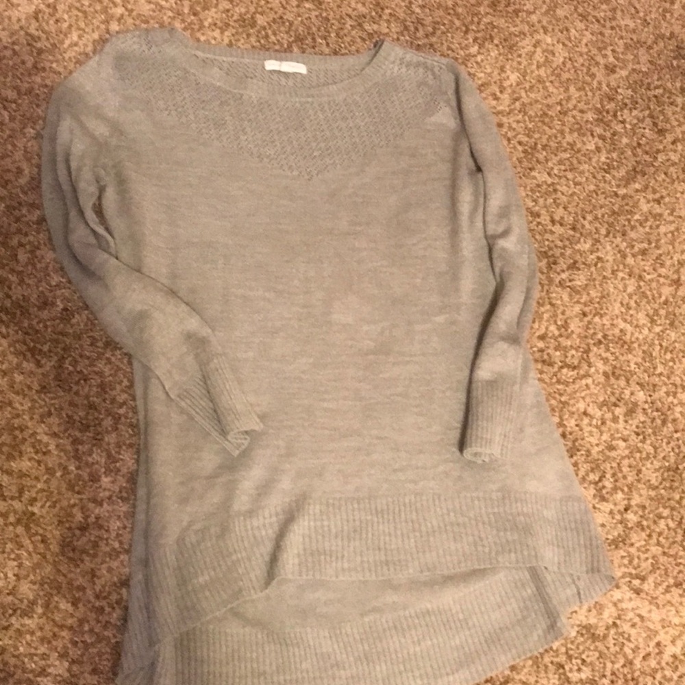 Gray New York and Company sweater